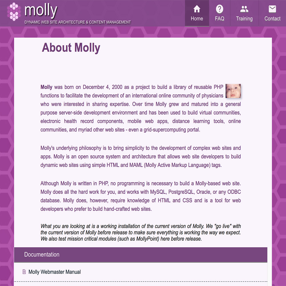 Molly Home Page